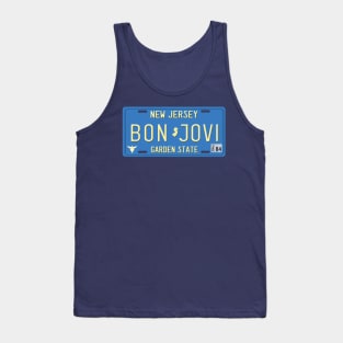 Bon Jovi License Plate Tank Top